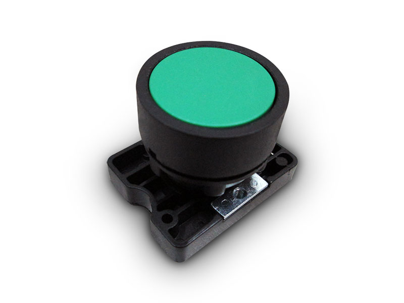 Botón de impulso verde