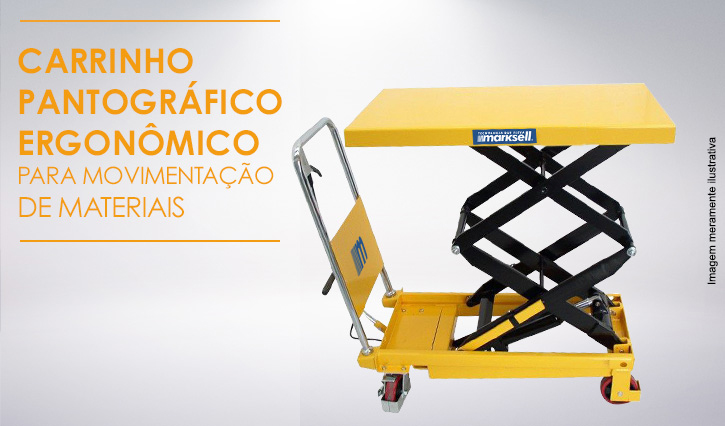 Carrinho Pantográfico Ergonômico - MKS 350 CPE