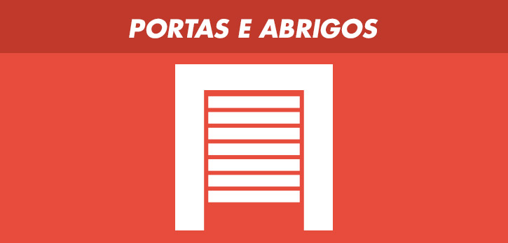 Portas seccionais e abrigos para docas